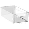 thumbnail image 2 of Clear Drawer Organizer, Plastic Drawer Organizers for Home Organization and Storage, 4 Sizes Optional Small Organizer Bins, Non-Slip Pads, for Bathroom, Kitchen, Vanity & Office, 2 of 8