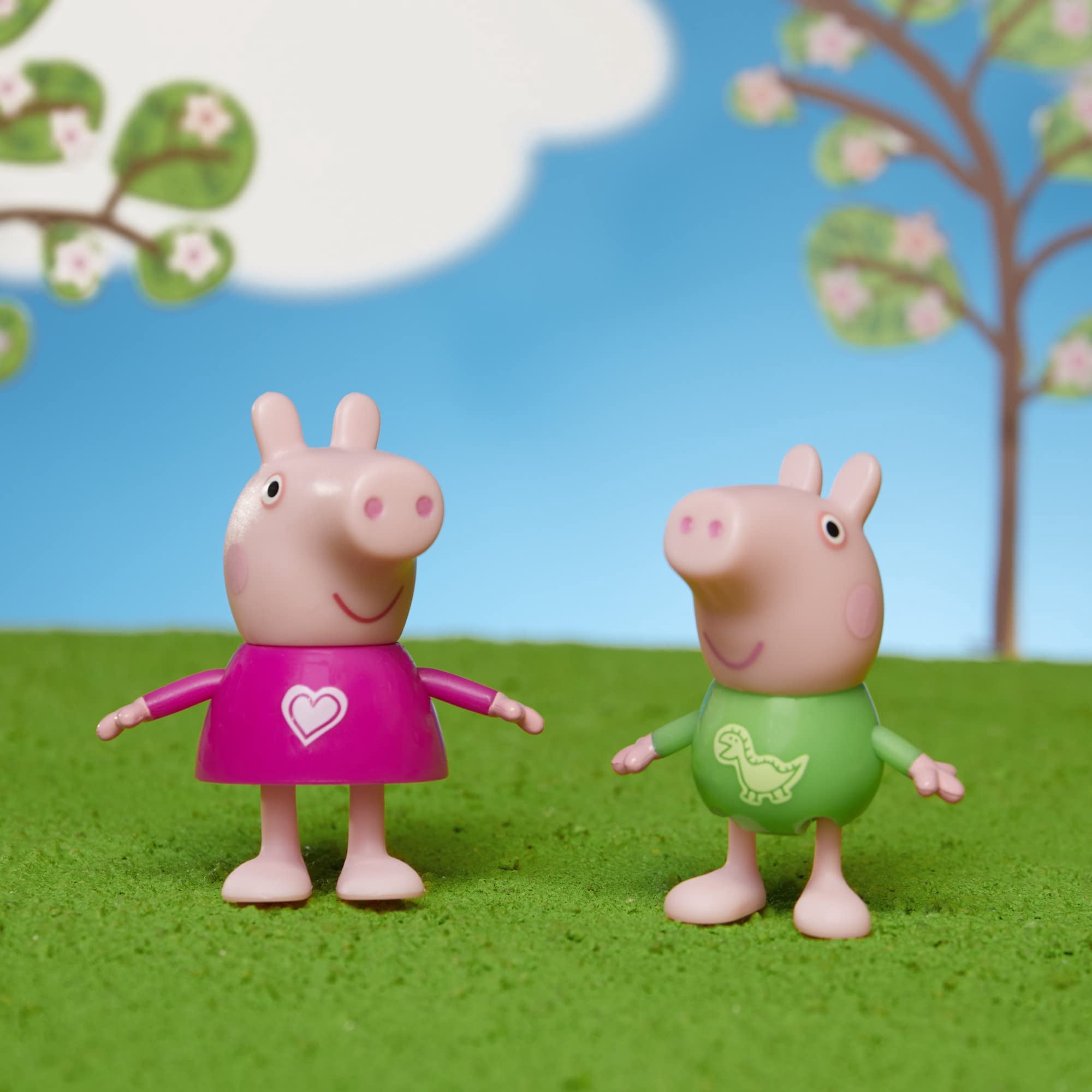 Peppa Pig, George Pig, Suzy Sheep, Danny Dog, Penny Polar Bear, Carol Cow, Emily Elephant, & Dr. Polar Bear Mini Figure 8-Pack