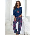 thumbnail image 6 of Dreams & Co. Plus Size Cozy Pajama Set, 6 of 6