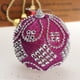thumbnail image 4 of Xihbxyly Adorno Navideño de Cadena de Cuentas, Diseño de Purpurina Morada Brillante, Espuma Duradera, Detalles de Diamantes de Imitación, Versátil para Colgar, Ideal para Árbol de Navidad o Como Ador, 4 of 5
