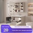 thumbnail image 4 of Gabinete de baño para apartamento pequeño, combinación de fibra de carbono de fábrica con lavabo de cerámica integrado, inodoro para lavabo, 4 of 4