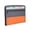 Orange, variant on Accordion File Organizer With Zipper, 12 Pocket Expanding File Folder, With Front Pencil Pouch, Portable Monthly Paper Bill Tax Receipt Organizer, Letter Size, Office Supplies
