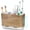 Wood Grain, variant on Toothbrush Holders for Bathrooms Countertop, Electric Tooth Brush Holder with Adjustable Dividers, Detachable Anti-Slip Large Toothpaste Caddy Organizer Storage for Shower, Family, Kids, Pink