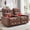 Light Brown, variant on GEEYOO Loveseat Recliner Sofa with Massage and Heating,2 Seater Manual Recliner with Cup Holders and Storage Drawer PU Leather Recliner Sofa with Charge Ports for Living Room,Light Brown