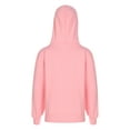 thumbnail image 4 of YIZYIF Kids Girls Casual Hoodie Sweatshirt Outdoor Sportswear Long Sleeve Drawstring Hooded Pullover Tops Pink 11-12, 4 of 7