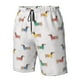 thumbnail image 4 of Fotbe Dachshund Dog Puppy Trajes de Baño Estampados para Hombre, Shorts de Verano de Secado Rápido, Ropa de Playa, Bañadores-Medium, 4 of 6