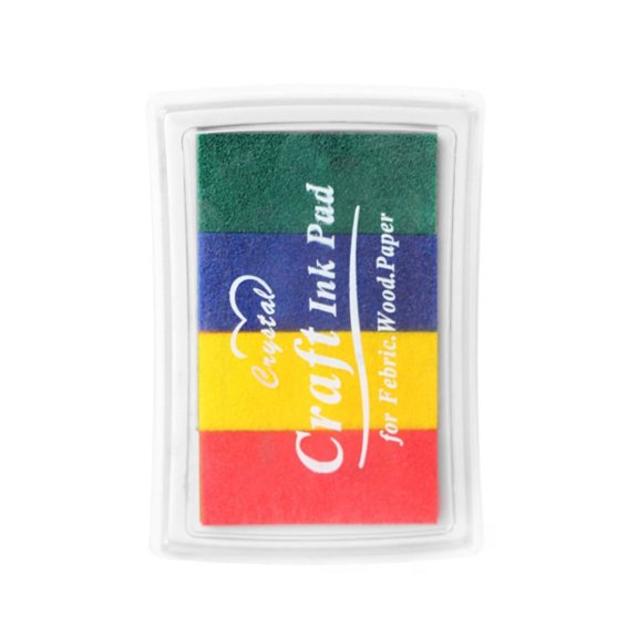 Milue Ink Stamp Pads Finger Print Craft Stamp Pads Washable Ink Pads Rainbow for DIY