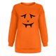 thumbnail image 4 of Sudadera de manga larga informal con cuello redondo y estampado de Halloween para mujer Fridja  hj2846, 4 of 7