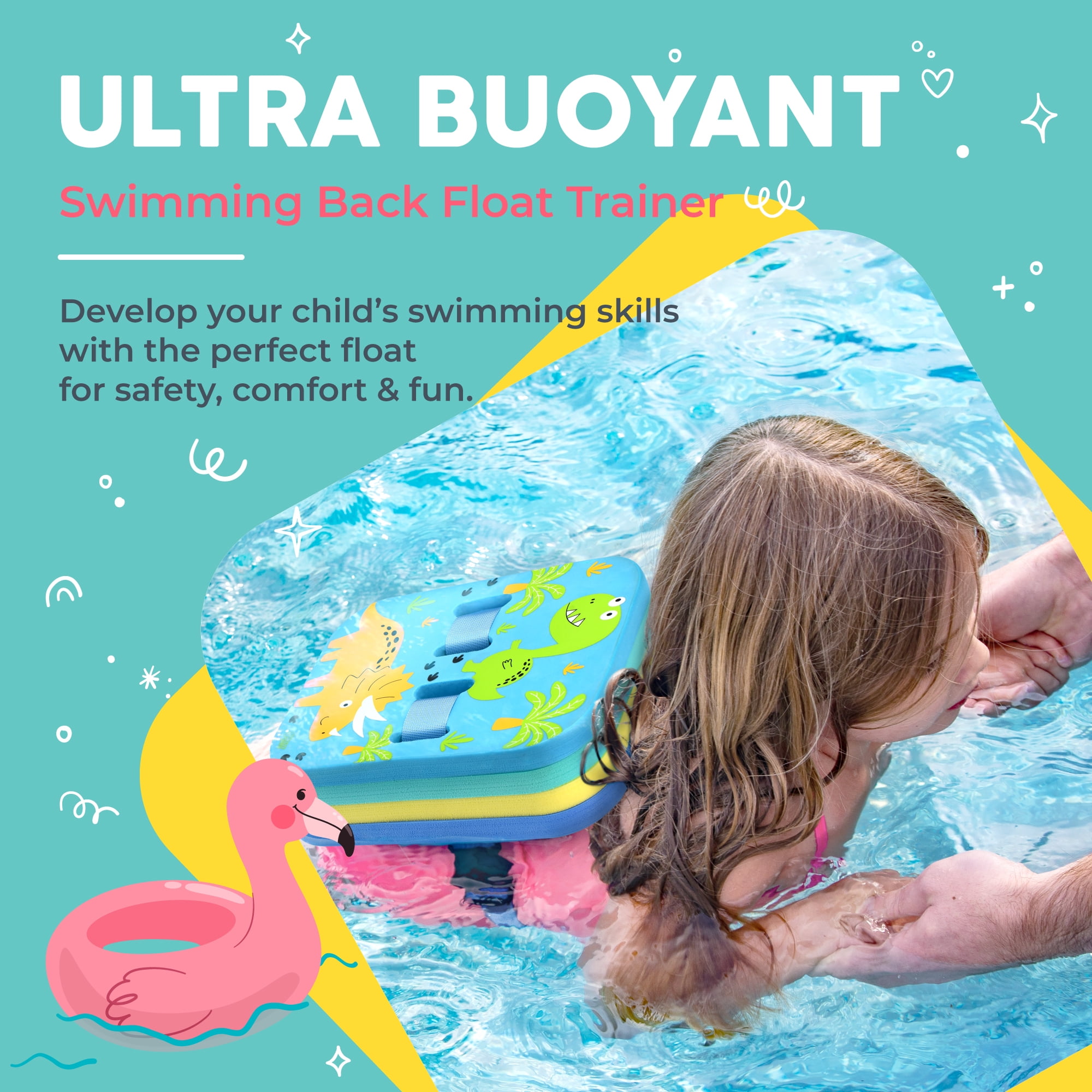 Swim Belt Kids Swimming Kickboard Foam Eva Float Kick Board Pool