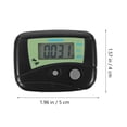 thumbnail image 2 of HEALEEP Steps Tracker For Walking In Black With LCD Display 1Set, 2 of 8