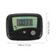 thumbnail image 3 of Podómetro digital portátil con pantalla LCD multifuncional, contador de pasos, distancia recorrida y calorías (negro), 3 of 6