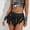 Black, variant on Sequin Mini Skirt For Women Fringed Sequined Dance Skirt Latin Dance Stage Glitter Shorts Half Skirt For Bar DJ Live Performance Womens Skirts Silver
