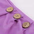 thumbnail image 6 of SYNPOS 4-13Y Child Girls Long Sleeve Knot Front T-shirt Plain Basic Tunic Shirts, 6 of 8