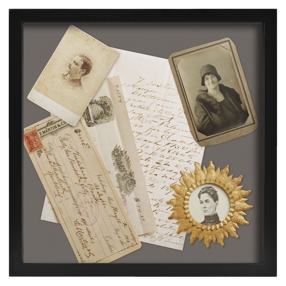 12" x 12" Scrapbook Shadow Box Frame, Black Finish