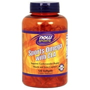 NOW Sporta Omega with CLA, Heart and Joint Care, 120ct