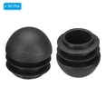 thumbnail image 3 of Tapones de extremo de tubería de plástico Uxcell, inserto de tapón de agujero redondo para patas de sillas de tubería de hierro redondo, muebles de patio 1-1/8, 3 of 6