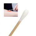 thumbnail image 5 of JZROCKER 100/200Pcs 6 Inch Long Wooden Handle Cotton Swabs Single-Head Cleaning Sterile Sticks Applicator for Wound Clean Makeup, 5 of 16