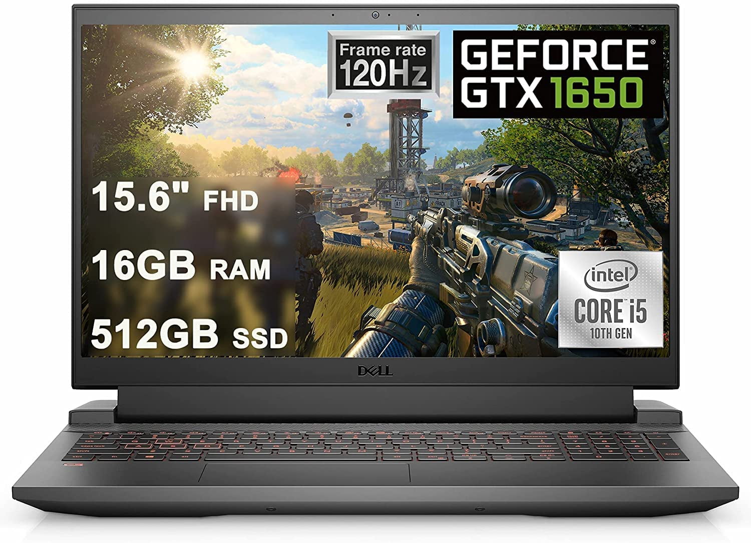 Dell Gaming G3 15 3500 - 15 Inch FHD 120Hz Refresh Rate, Intel