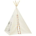 thumbnail image 1 of Open Box Asweets Childrens Canvas Painting Teepee Play Tent and Markers, 1 of 5
