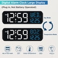 thumbnail image 2 of Despertador digital Peakeep con pantalla grande para dormitorios, 2 of 7