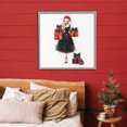 thumbnail image 4 of Stupell Industries Art Deco Fashionable Holiday Shopping Gray Framed Giclee Art, 24 x 24, by Amanda Greenwood, 4 of 8