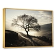 thumbnail image 2 of Designart "Misty Mountain Morning: A Mystery III" Minimalism Floater Framed Wall Art Prints, 2 of 5