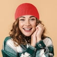 thumbnail image 4 of Hip Hop Hop Hop Hop Hol Gehel de Invierno Sombro de Punto Grueso Grueso Sombrero Cálido de Invierno Para Mujeres Hombres, 4 of 5