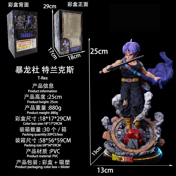 Dragon Ball-Escena De Batalla Con Luz, Figuras Rick, Piccolo, Cell, Flisa Gohan, Vegeta, Adornos Al Por Mayor, 23-28cm