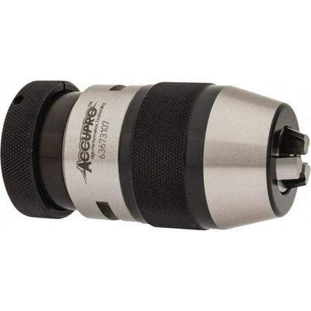 

Accupro JT6 1/32 to 1/2 Capacity Tapered Mount Drill Chuck Keyless 1.929 Sleeve Diam 3-7/12 Open Length