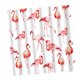 thumbnail image 4 of Cortina de ducha Perfecl extra tela flamingo con 12 ganchos, 4 of 4