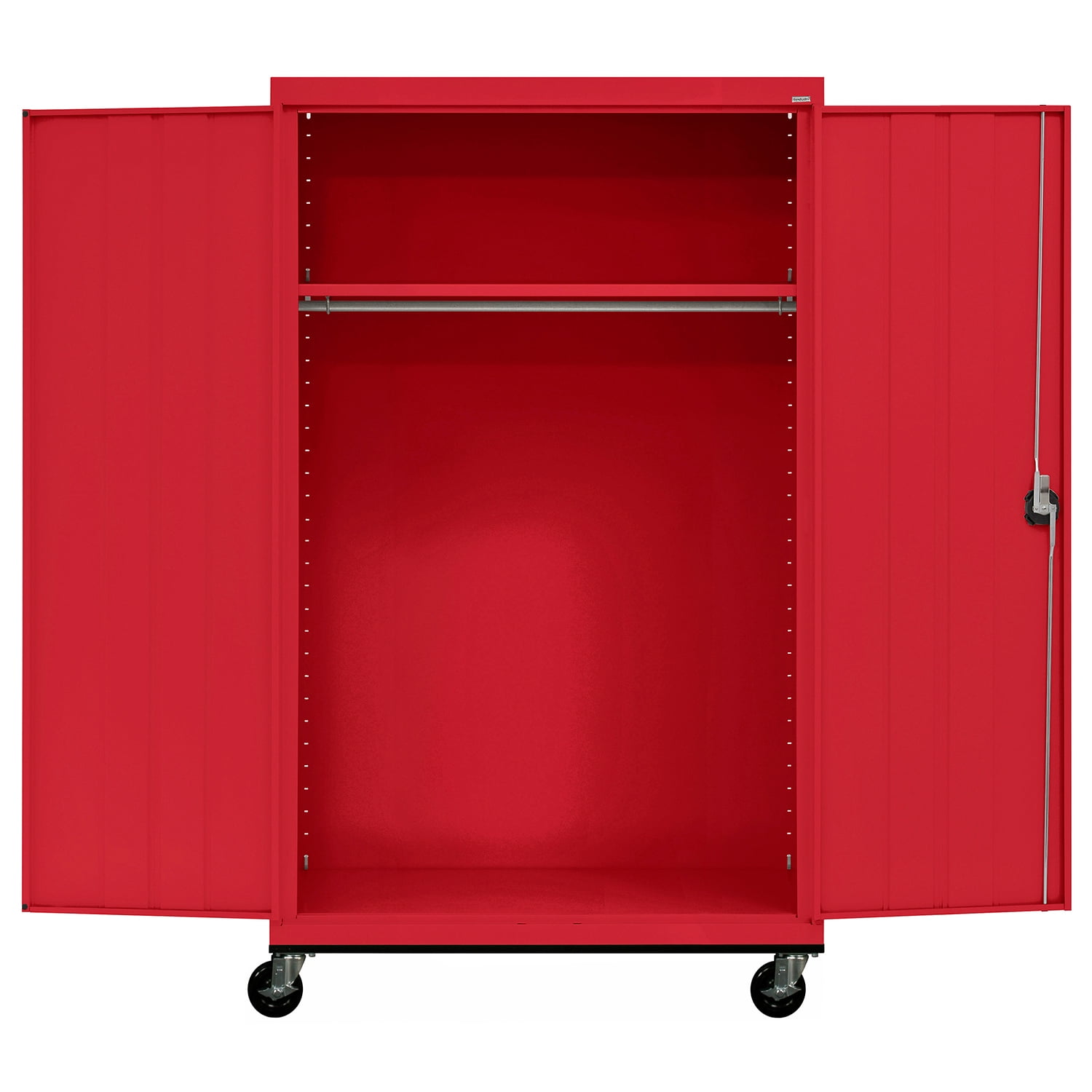Sandusky Lee 46"W x 24"D x 78"H Steel Transport Mobile Wardrobe