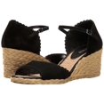 thumbnail image 4 of LAUREN by Ralph Lauren Womens Chrissie Leather Open Toe Casual Espadrille San..., 4 of 5