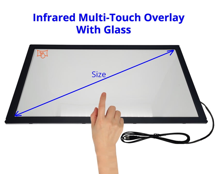 Infrared Touch Screen Overlay 50 inch 10 Point Multi-Touch Infrared Touch Frame ir Touch Panel 