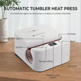 thumbnail image 6 of HTVRONT Auto Tumbler Heat Press Machine for Sublimation DIY Print Cup-Suits Various Tumblers & Mugs for Sublimation, with 6 Pcs 11oz Mugs Bundle-White, 6 of 11