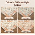 thumbnail image 7 of Design&I 8'x10' Ultra Soft Area Rug, Beige Vintage Yellow Farmhouse Ornamental Border Traditional None Fluffy Washable Non Shedding for Bedroom Living Room Under Sectional, 7 of 7