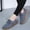 Blue, variant on YOUYEDIAN Platform Shoes for Women Spring Versatile Round Toe Soft Lace-up Casual Retro Comfy Flats Fashion Outdoor Walking Shoes