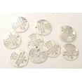 thumbnail image 2 of GKNET 30PCS Delicate Jewelry Silver Metal Round Words Tags Charms Pendants 20MM-COME OVER TO THE DARK SIDE, 2 of 6