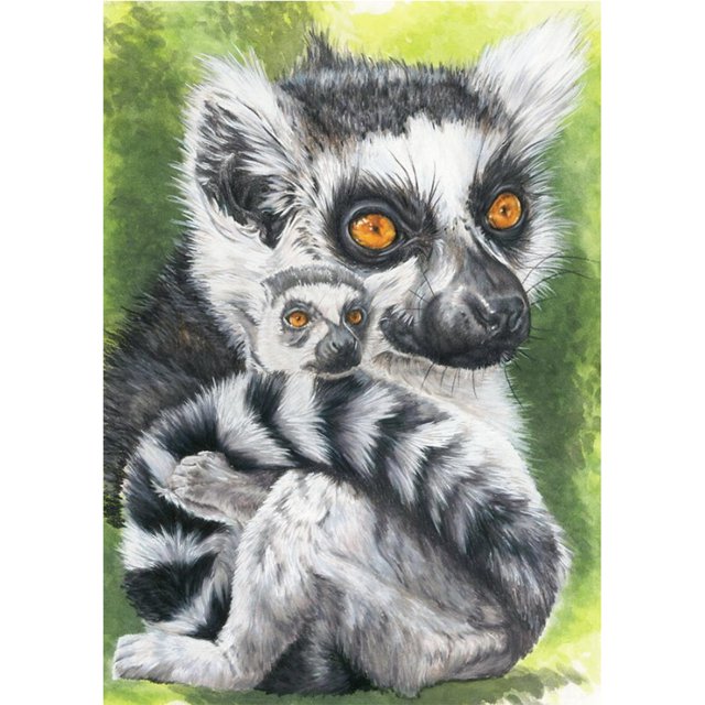 Taladro Pintura Diamante (DE2857) 5D DIY Animal Completo Punto de Cruz Bordado Mosaico 40x50cm FLhrweasw Nuevo