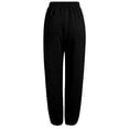 thumbnail image 5 of Kiijoy Girls Jogger Sweatpants Casual Active Relaxed Pants Trousers, Black, Sizes 4-15, 5 of 6