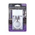 thumbnail image 2 of Magic Mounts Broom Mop Holder Stick Hanger Hook Self Stick Adhesive White, 12-Pack, 2 of 6