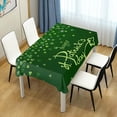 thumbnail image 7 of Coolnut St Patrick's Day Clover Tablecloth, Waterproof Washable Polyester Square Table Cover, Durable Tablecloth for Kitchen Dining Table Party Decor, 54"x54", 7 of 7