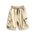 thumbnail image 5 of Vibrex Men's Shorts, Men's Cargo Shorts Multi-Pockets Relaxed Summer Beach Shorts Pants,Men's Shorts with Zipper Pockets Khaki_4XL, 5 of 6