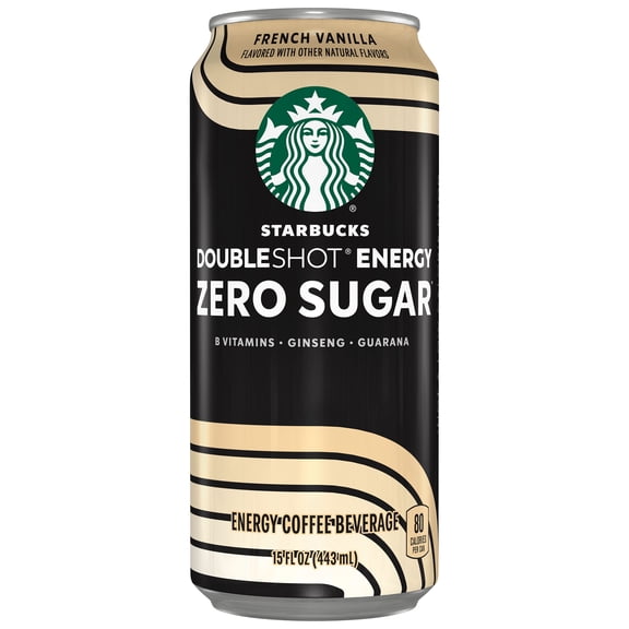 Starbucks Doubleshot Energy Zero Sugar French Vanilla 15 fl oz Can