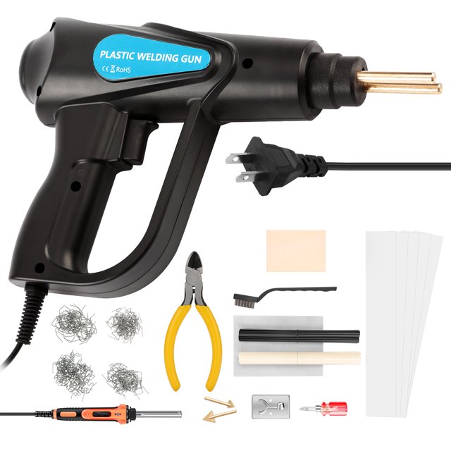 TFixolProfessional Plastic Welder Kit,Plastic Welding Machine Car Bumper Soldering Iron Staples Bumper Repair Car Tools Kit