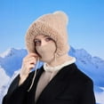 thumbnail image 2 of iHPH7 Knit Hat Wool Hats for Men Beanie Hats for Women Winter Hats for Women Cold Weather Winter Beanies for Men Knitted Beanie Womens Beanie Hats Khaki One Size, 2 of 8