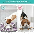 thumbnail image 4 of Tropical Flower Pet Feeding Mat - Non-Slip Dog Food Mat with Leaves Design, Absorbent 4-Layer Core, 4 of 5