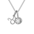 thumbnail image 1 of Collier Rune Tridimensionnel des Douze Constellations, Luxe Léger, Couleur, Collier Pierre de Naissance en Strass, Collier en Acier Inoxydable, 1 of 6