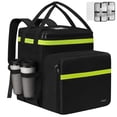 thumbnail image 1 of Mochila Ytonet para entrega de comida, extra grande, negra, impermeable, 1 of 6