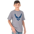 thumbnail image 5 of US Air Force Official Symbol USAF Crewneck T Shirts Boy Girl Teen Brisco Brands XS, 5 of 6
