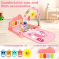 thumbnail image 3 of Huge Wave Baby Play Mat, Baby Play Gym Funny Piano Tummy Time, Activity Mat with 5 Infant Learning Sensory Toys, Music and Lights Boy & Girl Gifts for Newborn Baby 0 to 3 6 9 12 Months, 3 of 7